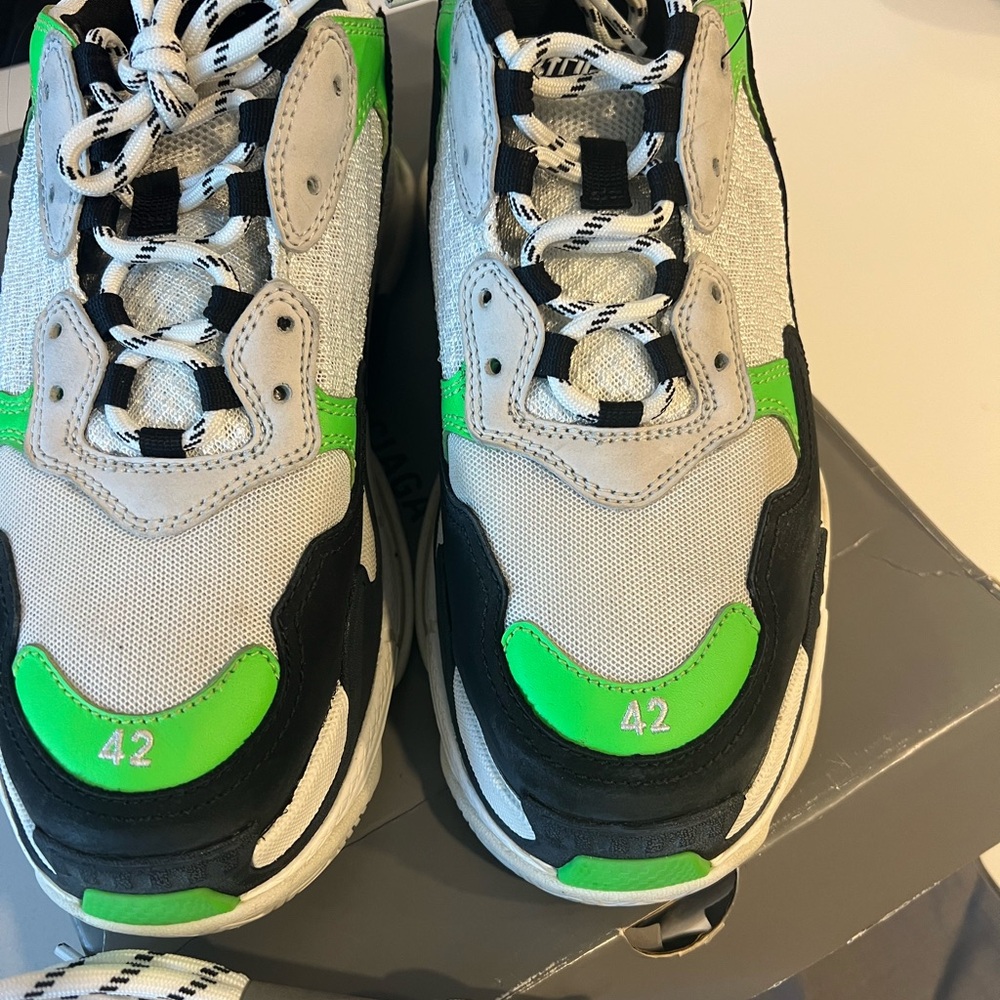 Balenciaga White and Gray Sneakers